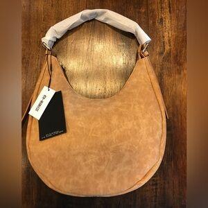 4th & Reckless Faux Suede Crescent Bag